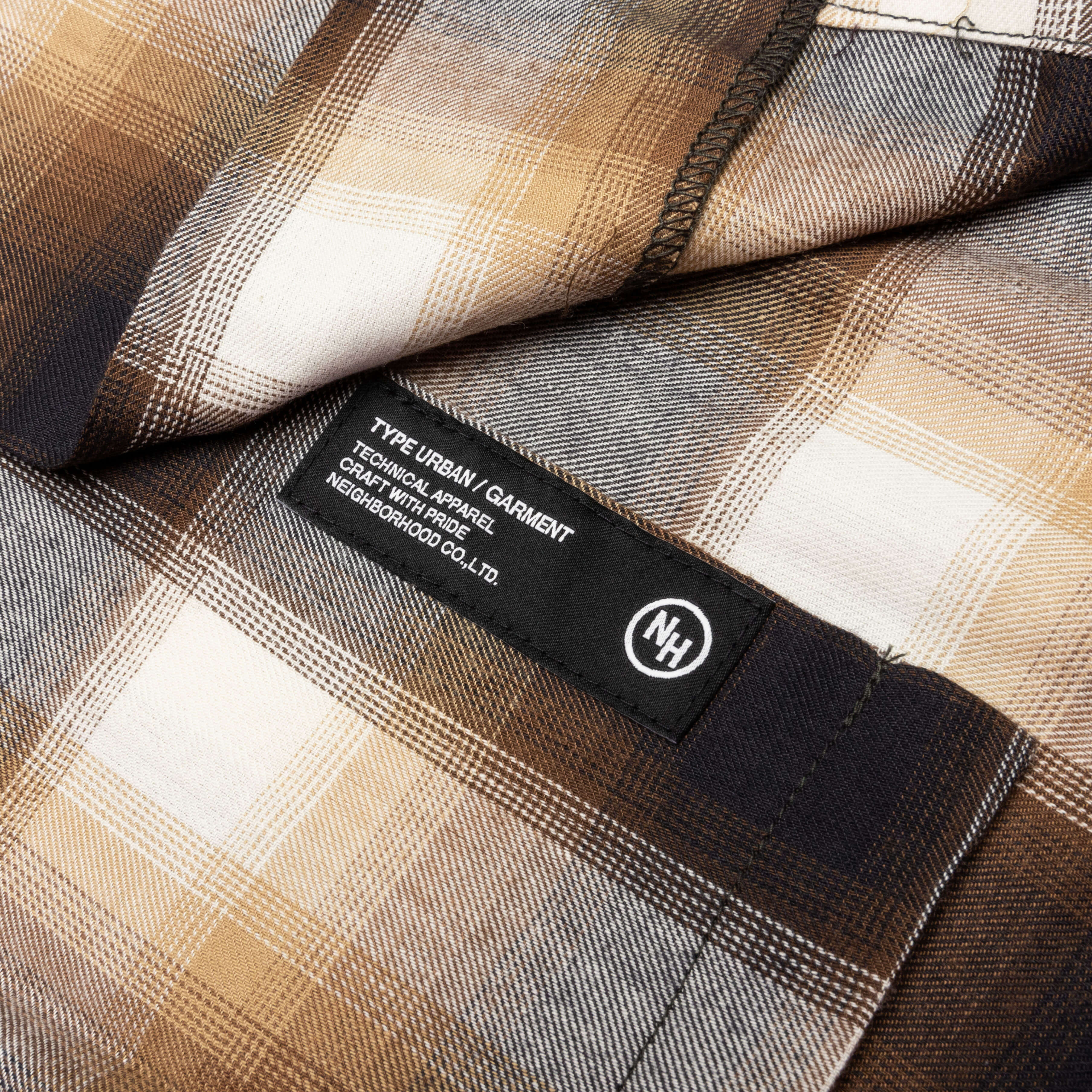 Blockombre L/S Shirt - Brown – Feature