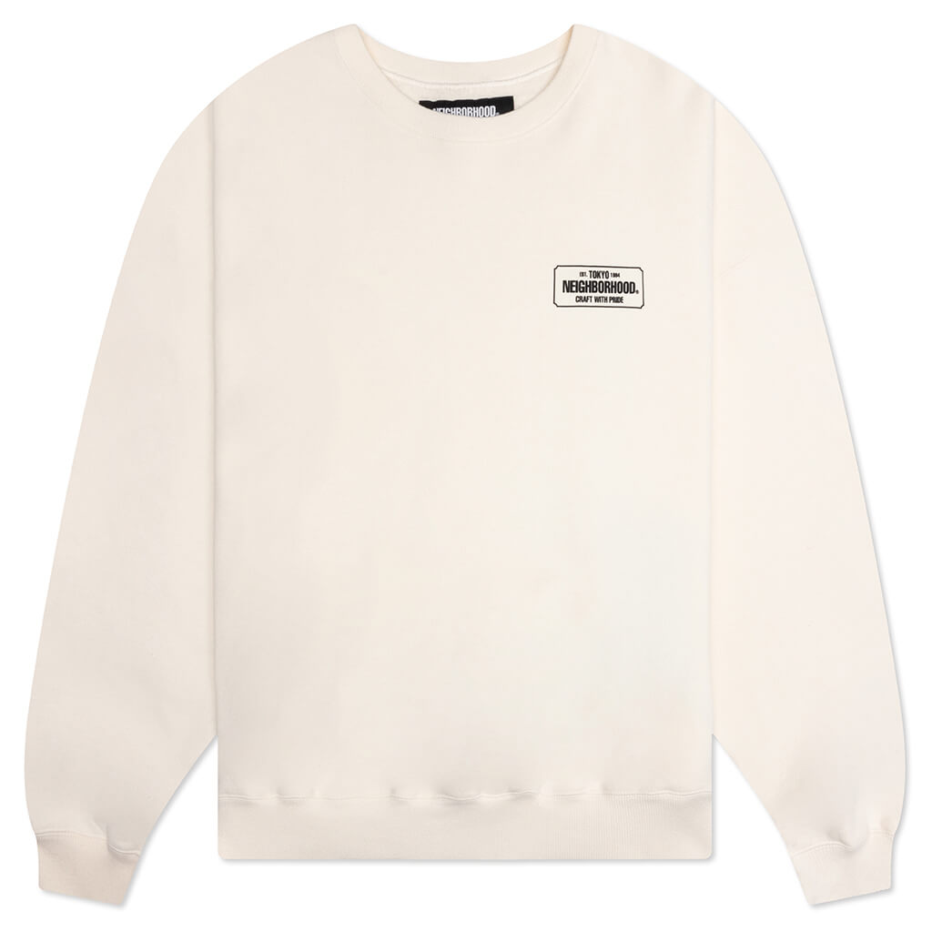 Classic L/S CO Crewneck - Off White – Feature