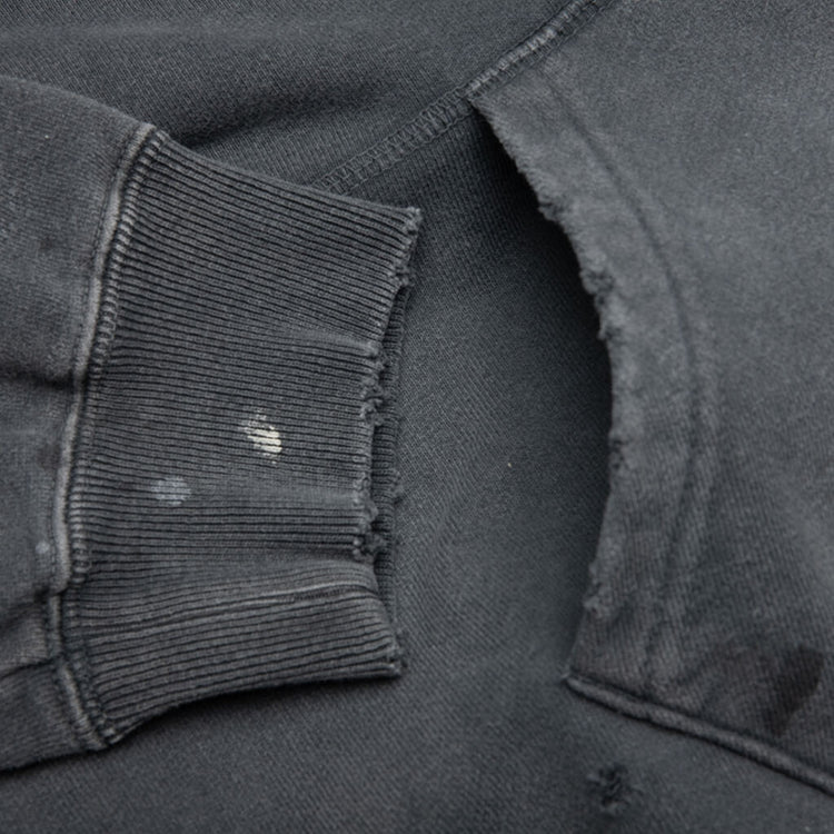 Damage Sweatparka LS - Grey – Feature 