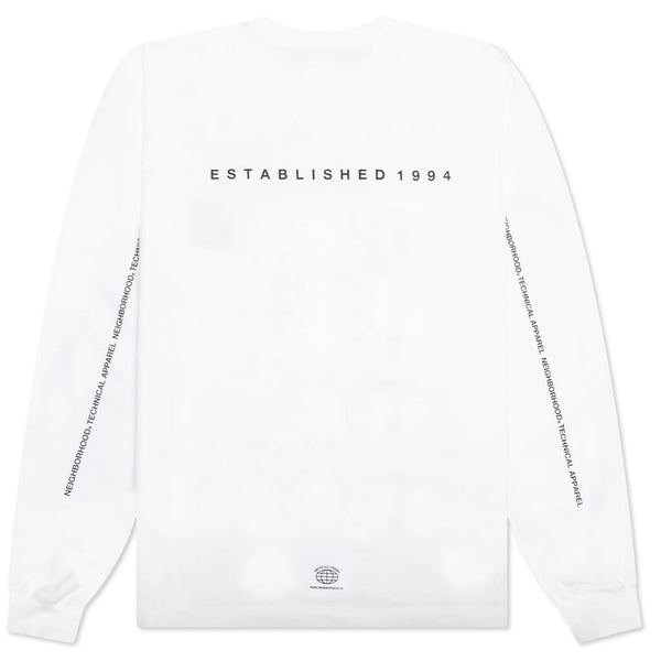 NH-4 L/S Tee - White