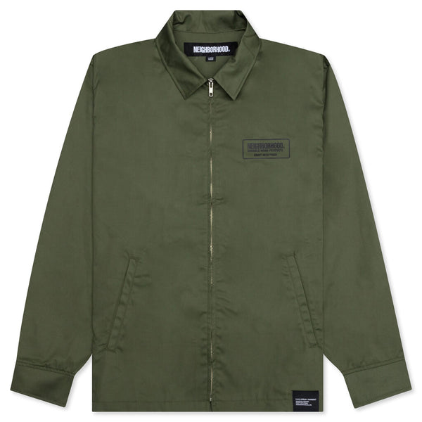 Zip Work Jacket - Olive Drab – Feature