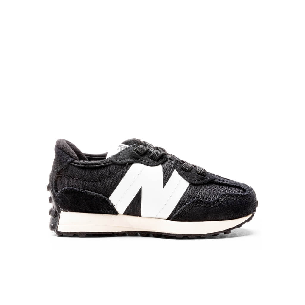 new balance black & white 327 toddler trainers