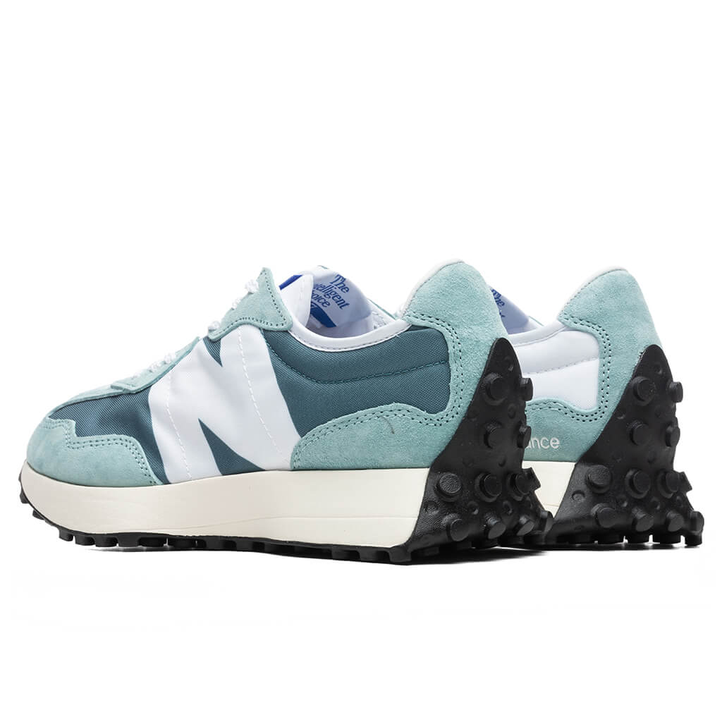 new balance 327 cream green