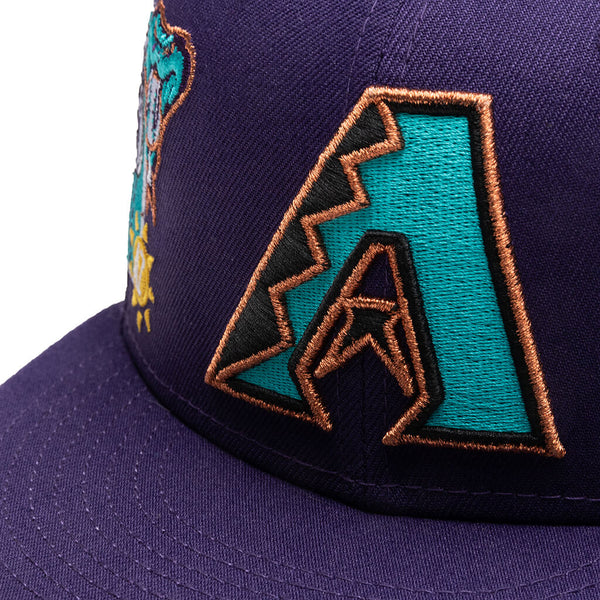 Shop New Era 59Fifty Arizona Diamondbacks City Cluster Fitted Hat 60224638  purple