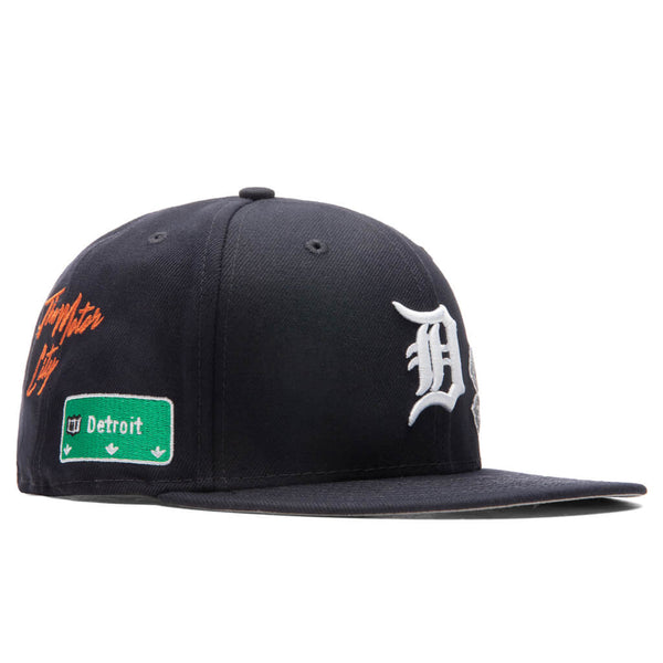 New Era Yellow/Black Detroit Tigers Grilled 59FIFTY Fitted Hat