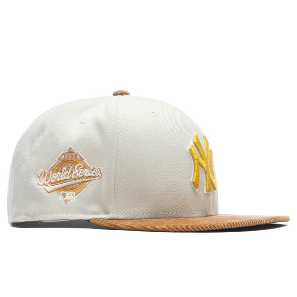 New Era Houston Astros 20th Anniversary Creme Corduroy Two Tone Edition  59Fifty Fitted Hat