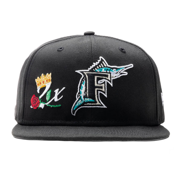 Florida Marlins 2x World Series Champions New Era 59 Fifty Hat