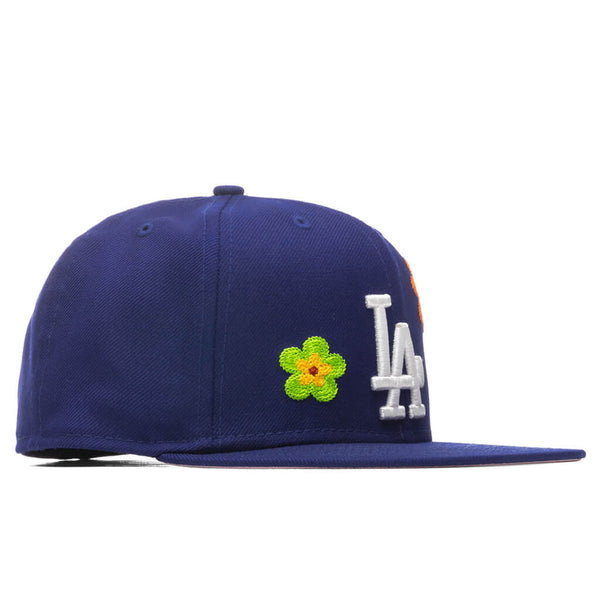 Men's New Era Yellow/Black Los Angeles Dodgers Grilled 59FIFTY Fitted Hat