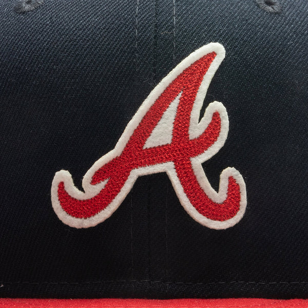 Shop New Era 59Fifty Atlanta Braves Letterman Fitted Hat 60296436