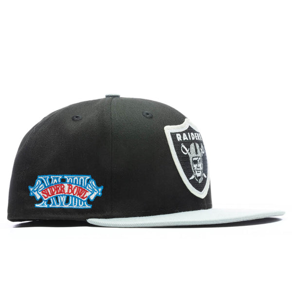 Shop New Era 59Fifty Las Vegas Raiders Letterman Fitted Hat 60296451 black