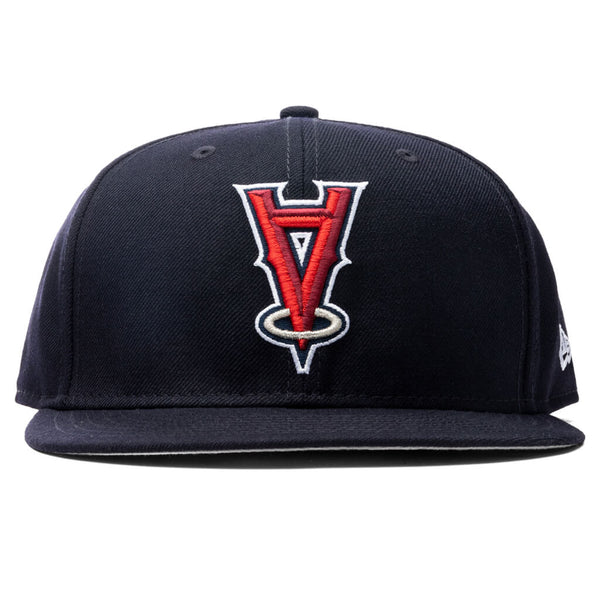 Anaheim Angels A City Connect New Era 59Fifty Fitted Hat (Chrome Black  Scarlet Under Brim)