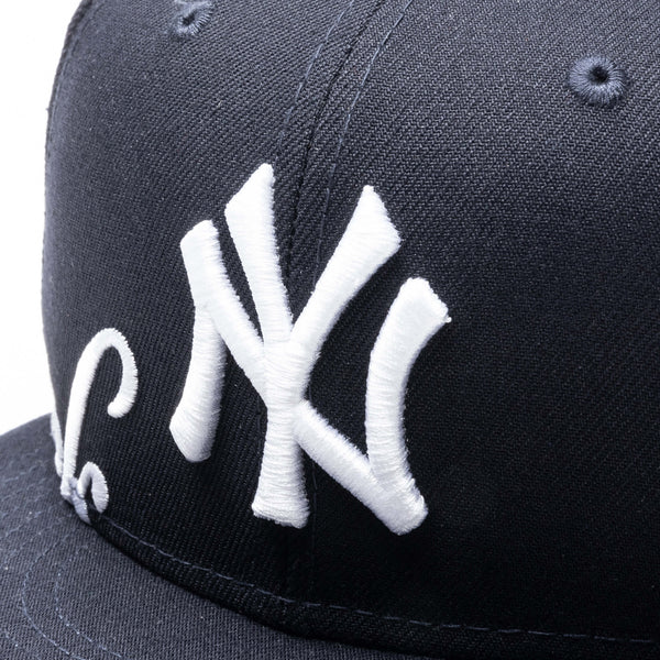 New Era New York Yankees Side Split 59Fifty Men's Fitted Hat Navy