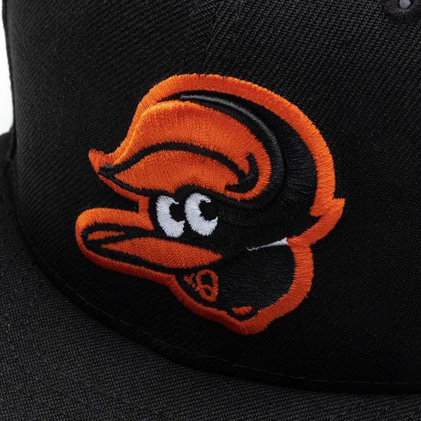 New Era Baltimore Orioles Upside Down 59FIFTY Fitted Hat Black