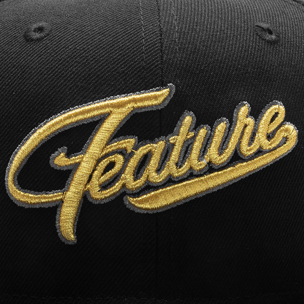 FEATURE x New Era 9FIFTY Cutlass - Black/Metallic Gold – Feature