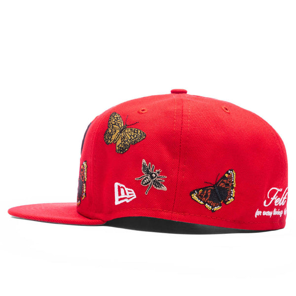 Boston Red Sox New Era x FELT Butterfly T-Shirt - White