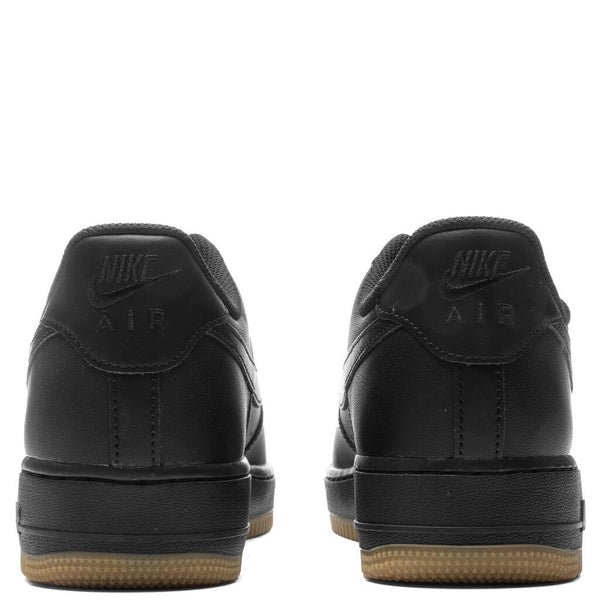 Nike Air Force 1 '07 Black / Black - Gumlight Brown