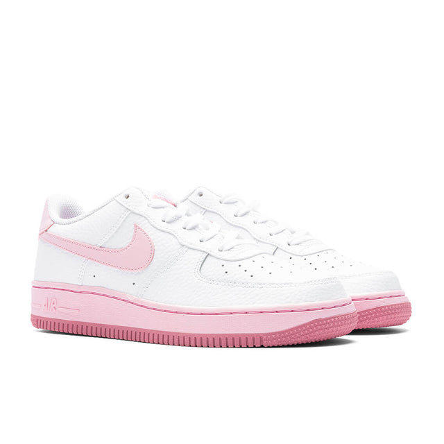 Air Force 1 (GS) - White/Pink Foam/Elemental Pink – Feature