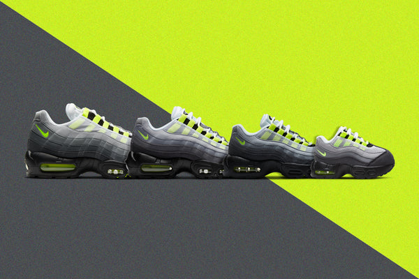 Nike - Air Max 95 OG (PS) - Black/Neon Yellow