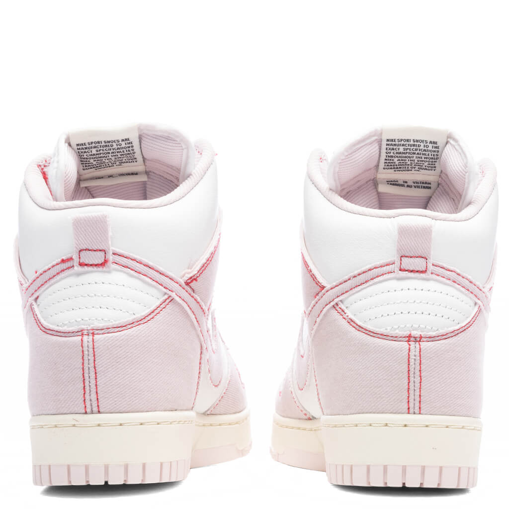 Dunk Hi 1985 - Summit White/Barely Rose/University Red – Feature