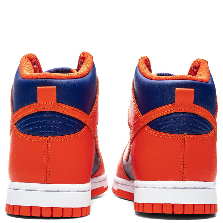 Dunk High Retro - Orange/Deep Royal Blue/White – Feature display picture 1