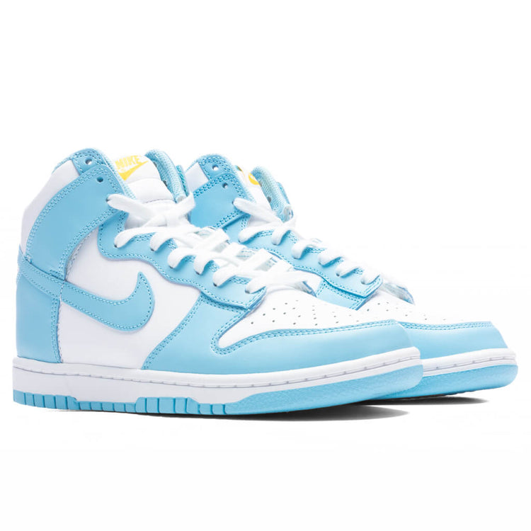Dunk High Retro ‘Blue Chill’ Blue Chill/White/Amarillo Feature