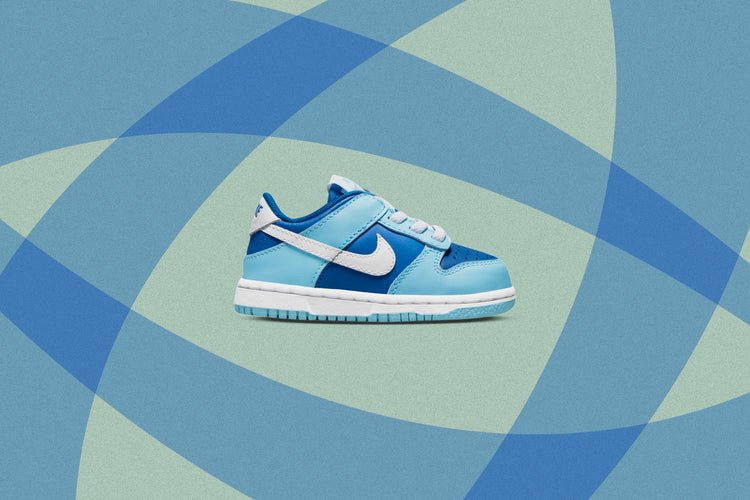 Dunk Low Retro (TD) - Flash/White/Argon Blue – Feature