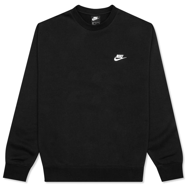 Sportswear Club Fleece Crew - Black/White – Feature