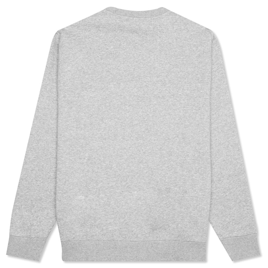 Sportswear Club Fleece Crew - Dark Grey Heather/White – Feature