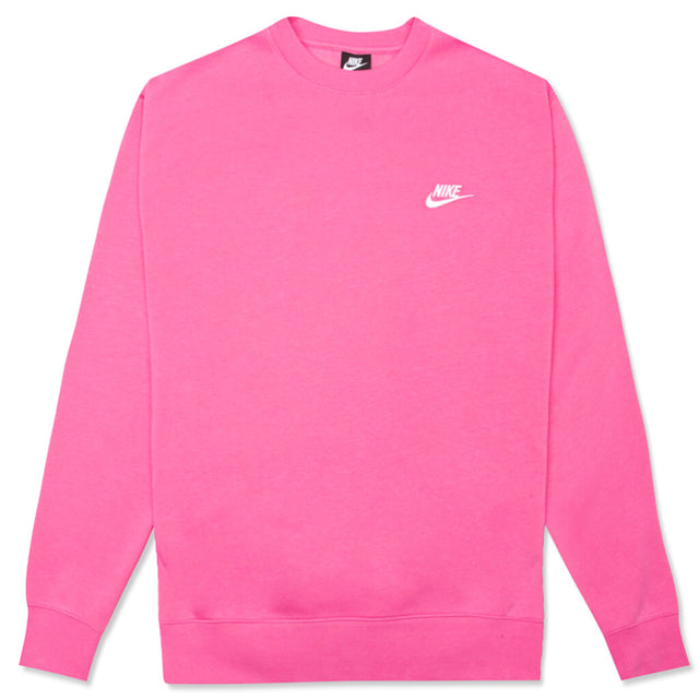 Sportswear Club Fleece Crew - Pinksicle/White – Feature