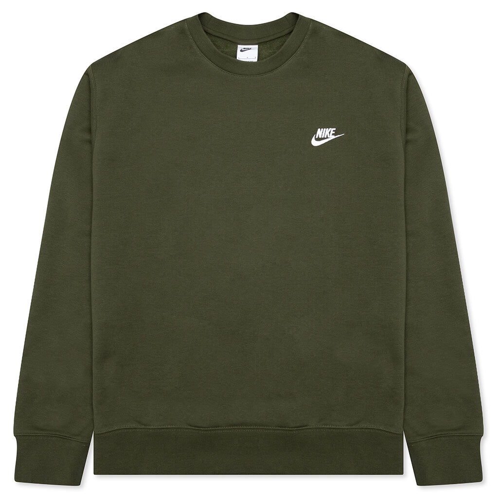 Sportswear Club Fleece Crew - Rough Green/White – Feature