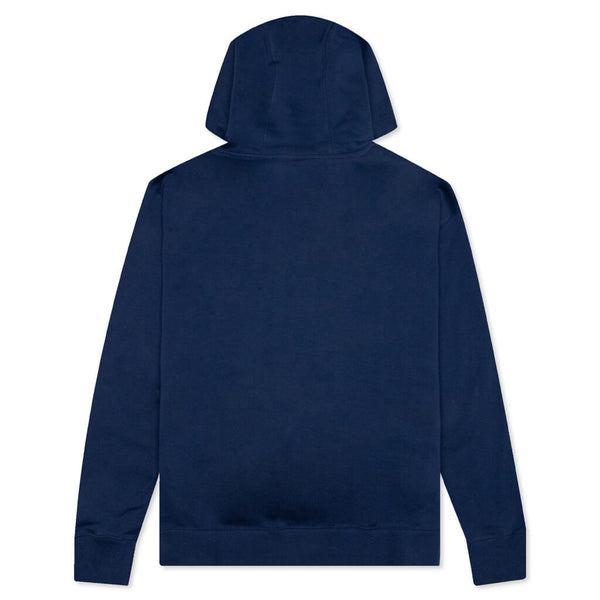 Sportswear Club Fleece Pullover Hoodie - Midnight Navy/White