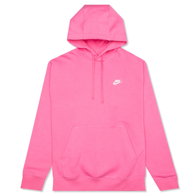Sportswear Club Fleece Pullover Hoodie - Pinksicle/White – Feature