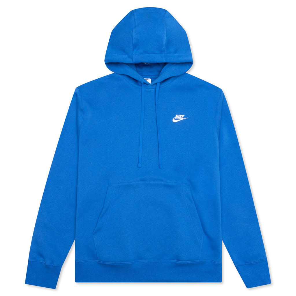 Sportswear Club Fleece Pullover Hoodie - Signal Blue/White – Feature