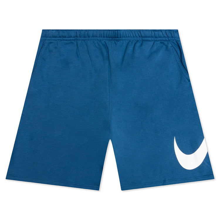 Sportswear Club Graphic Shorts Dark Marina Blue Feature