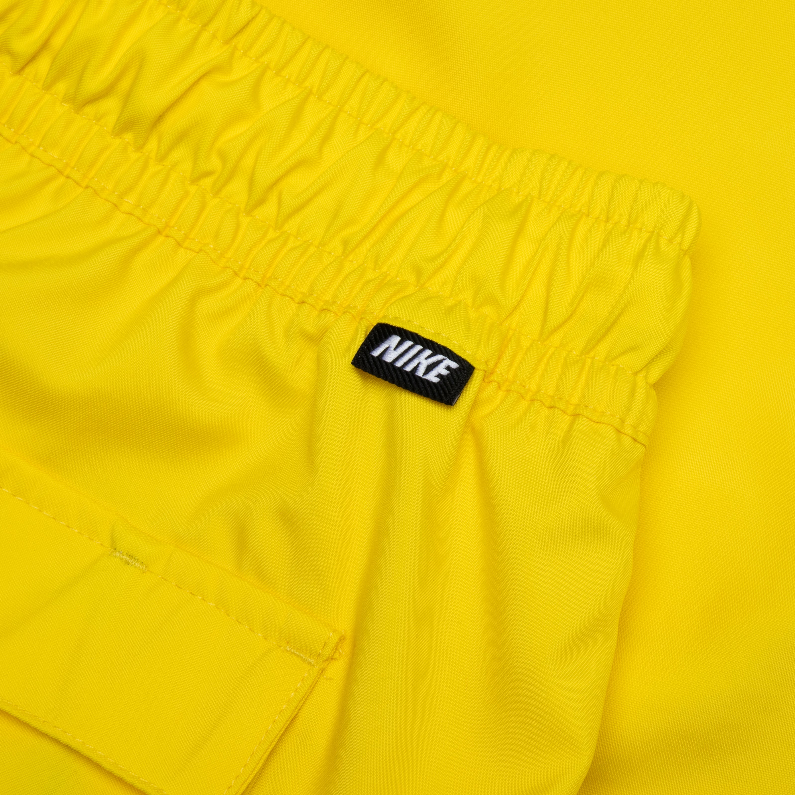 nike essential shorts yellow