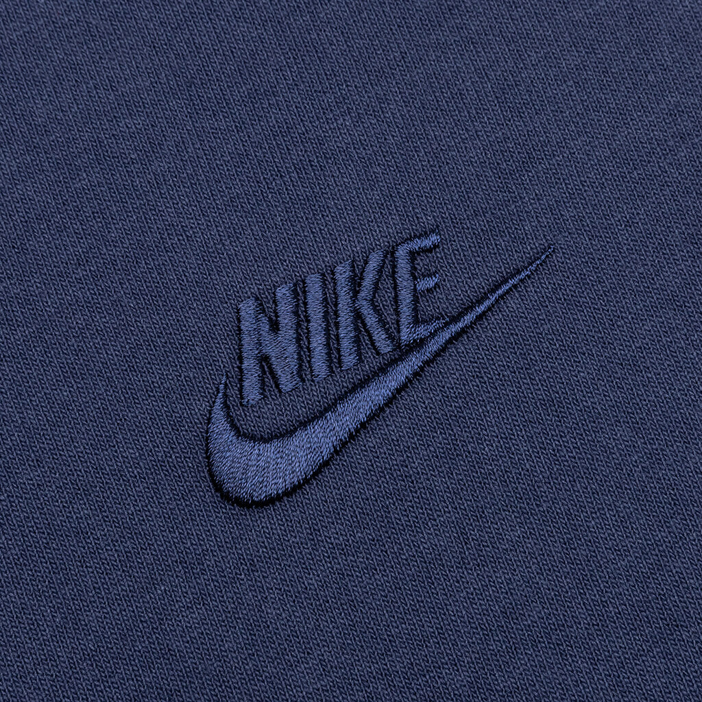 PHK-I9G308 NAVY LOGO KNIT TOP