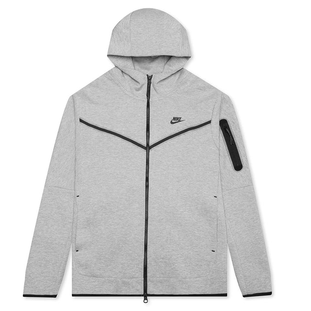 Sportswear Tech Fleece Full Zip Up Hoodie - Dark Grey Heather – Feature