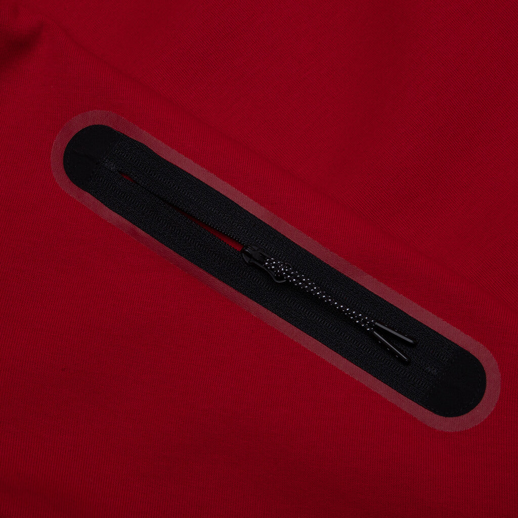 old season red tech fleece