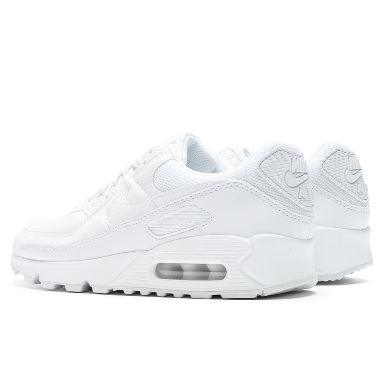 Women S Air Max 90 White White White Feature