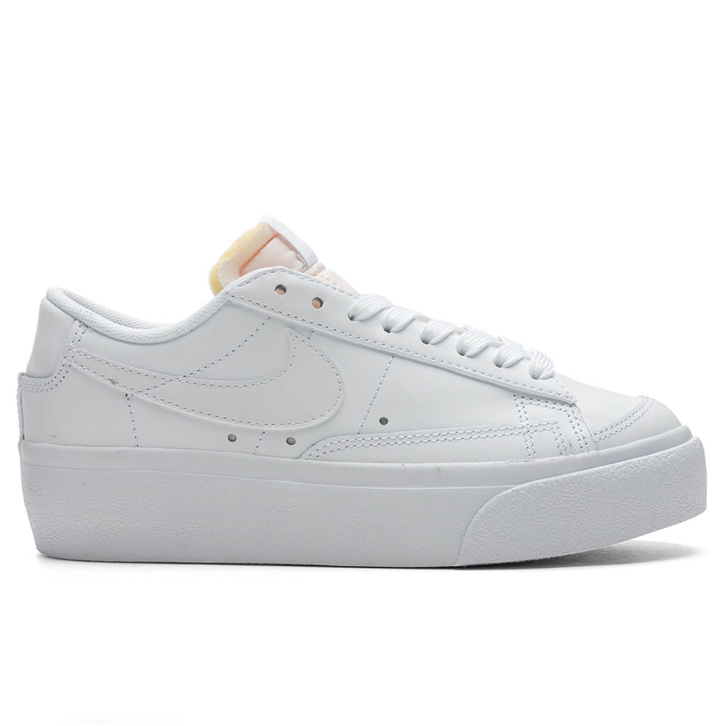 low top blazers white