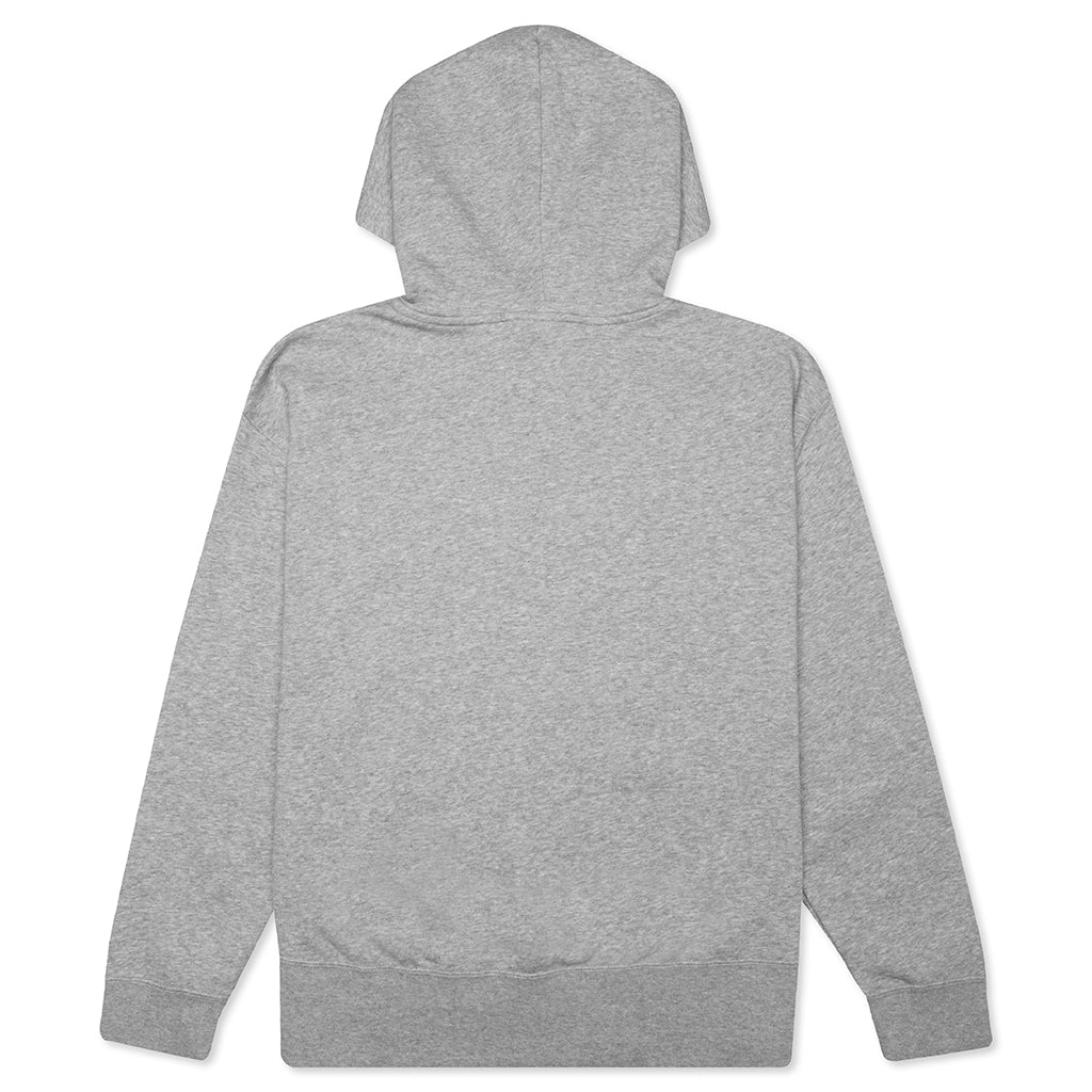 Women's Sportswear Fleece Hoodie - Dark Grey Heather/Matte Silver – Feature
