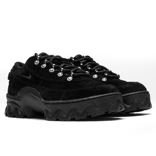 Nike Women's Lahar Low - Black and Dark Smoke Grey Sneakers – Feature