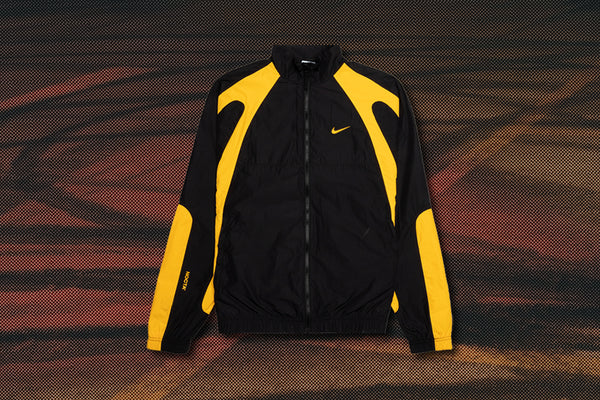 Black and gold nike track clearance jacket