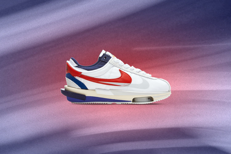 Nike x Sacai Cortez 4.0 OG - White/University Red/Light  display picture 1