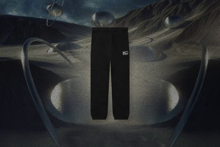 Nike x Stussy Washed Fleece Pant - Black/Sail â Feature