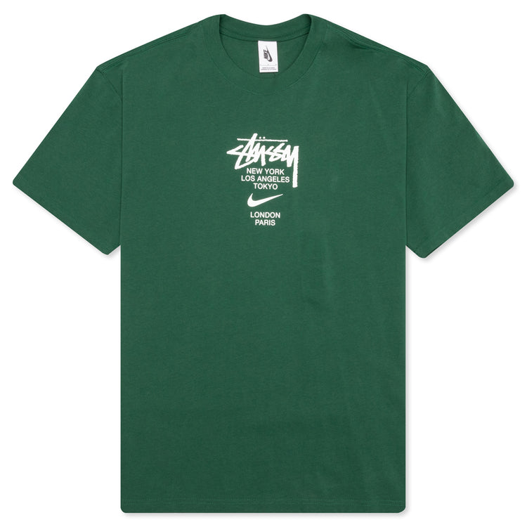 Nike x Stussy S/S T-Shirt - Gorge Green – Feature