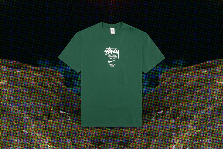 Nike x Stussy S/S T-Shirt - Gorge Green – Feature