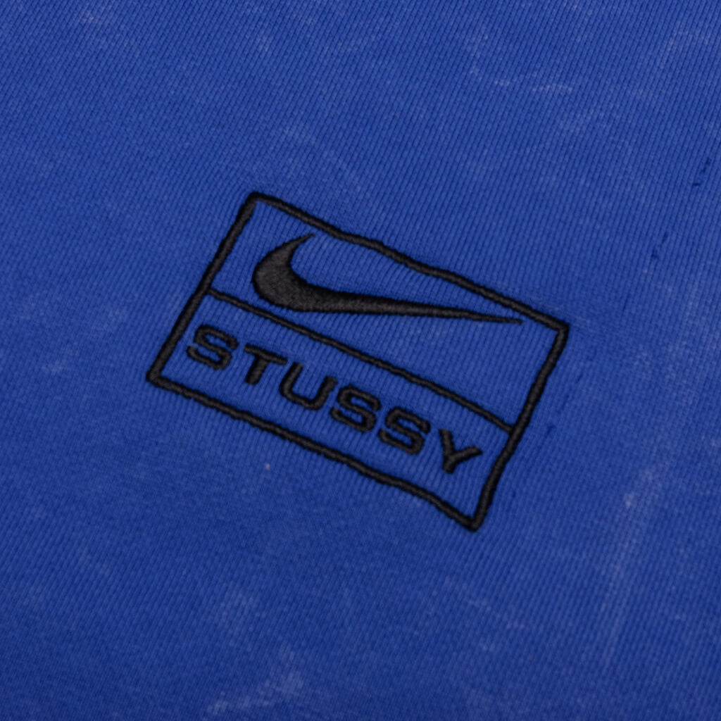 Nike x Stussy NRG Acid Wash Crew - Game Royal/Black/Black – Feature