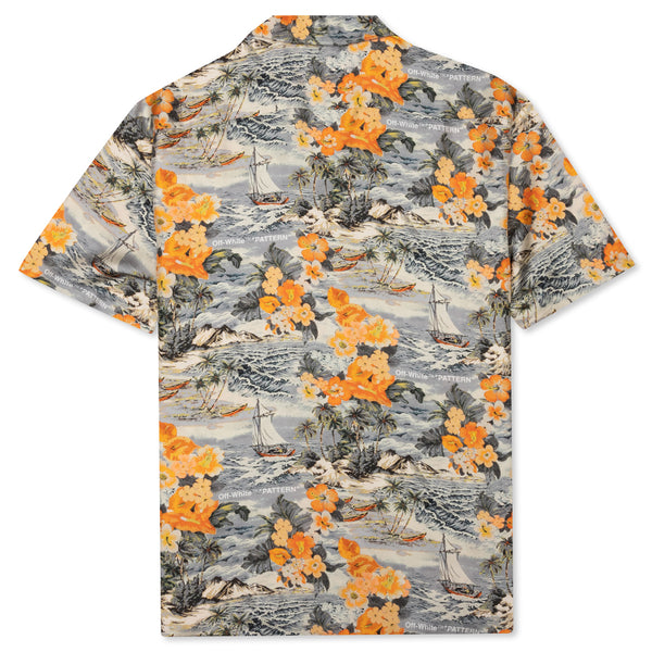 Hawaiian Shirt - Black/Orange – Feature