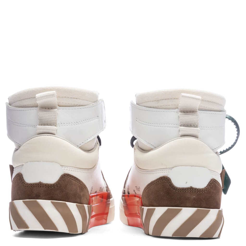 High Top Vulcanized Leather - White/Camel – Feature